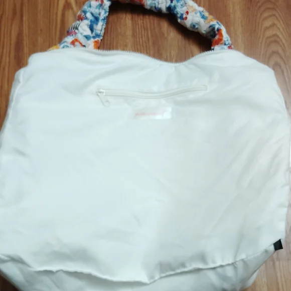 Free People Movement Printed Carryall Floral Quilted Tote Bag Tangerine Dream Fp - Picture 5 of 15